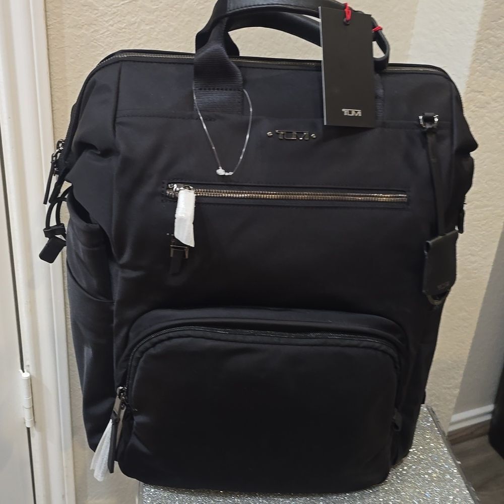 Tumi Irma Framed Backpack- Black - Picture 9 of 13